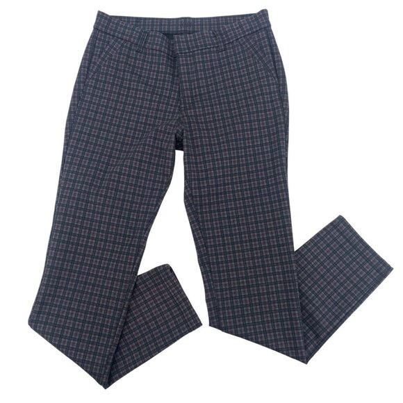 KUT From The Kloth Women's Size 10S Skinny Ponte Pants Size 10 Short Plaid - Picture 1 of 12
